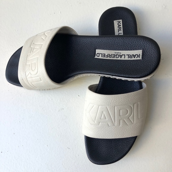 Karl Lagerfeld Shoes - Karl Lagerfeld Bernia Logo Pool Slide-Ons 7